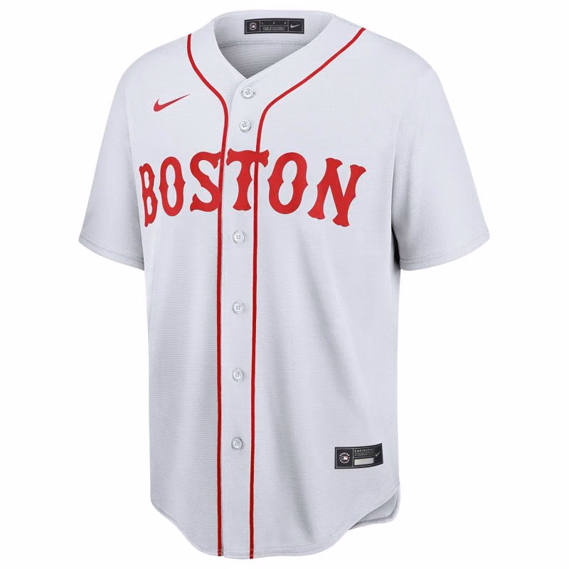 Boston Red Sox Nike MLB Alternate Jersey White view 1