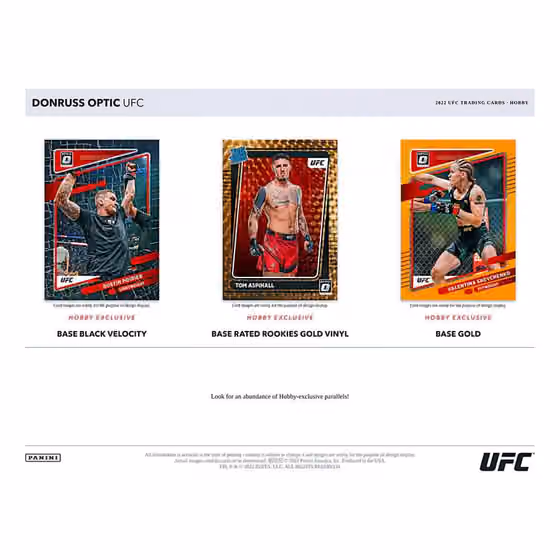 2022 Panini Donruss Optic UFC Hobby Box view 2