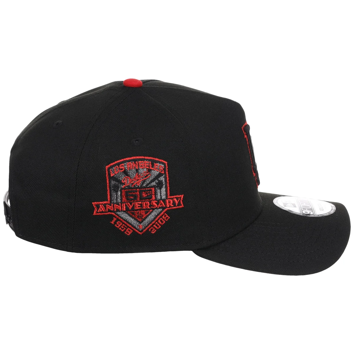 Los Angeles Dodgers MLB Midnight Massacre New Era 9FORTY detail view