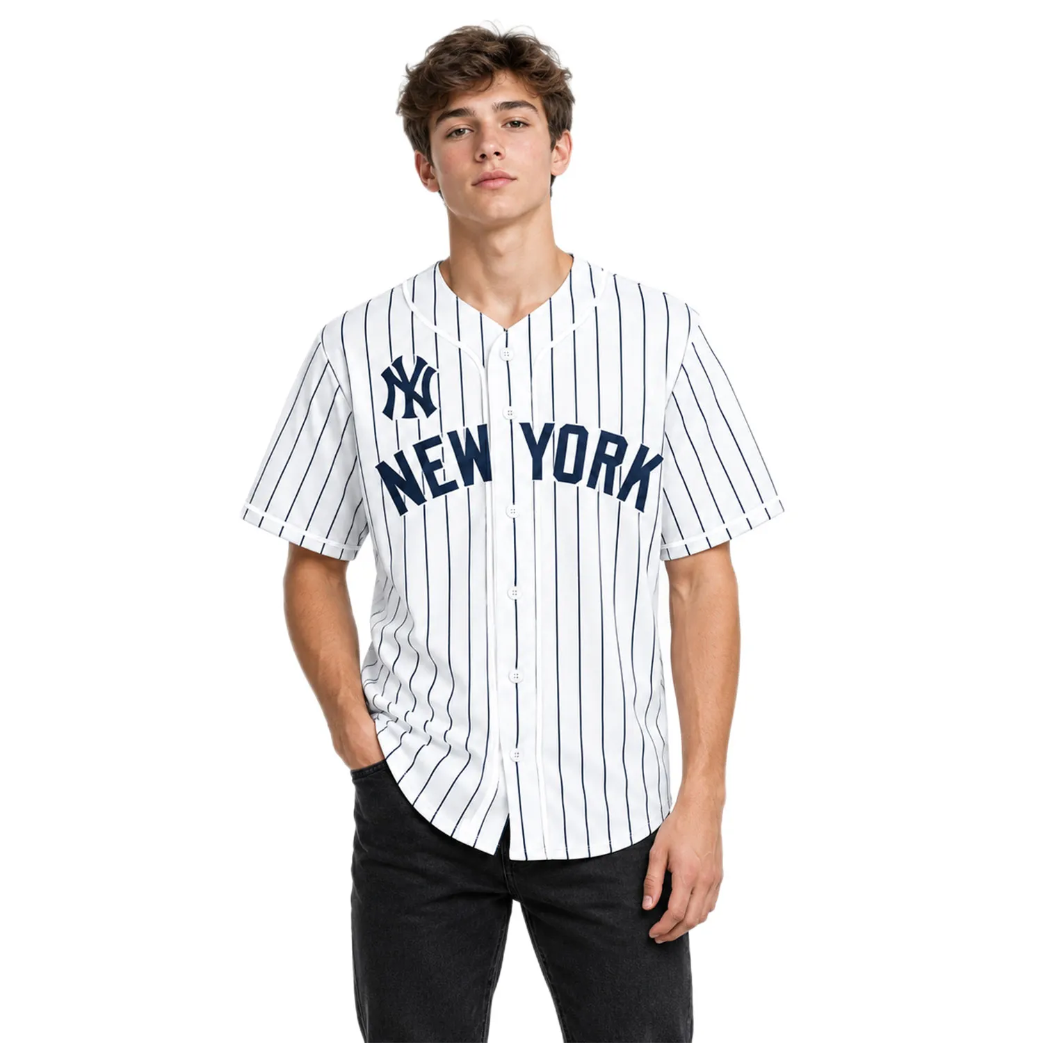 Luis Garcia Jr. Yankees Jersey Bold White Home Style 2026