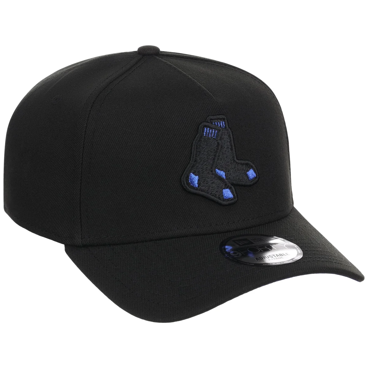 Boston Red Sox MLB Black x Royal FASHION CORE New Era 9FORTY A-Frame front view