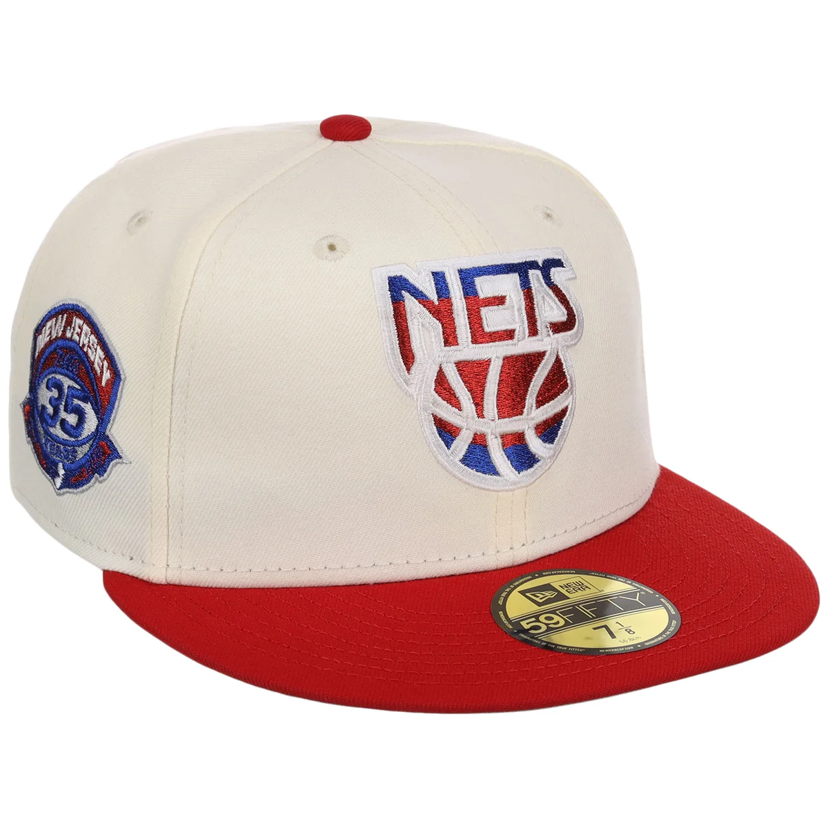 New Jersey Nets Hardwood Classics New Era 59FIFTY front view