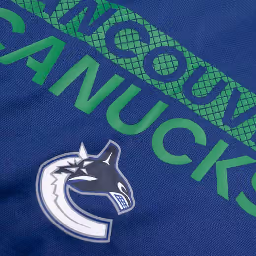 Vancouver Canucks 2024/25 Authentic Pro Rink Tech NHL Hoodie Blue view 3