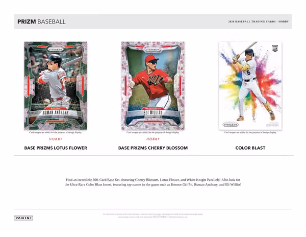 2026 Panini Prizm Baseball Hobby Box view 2