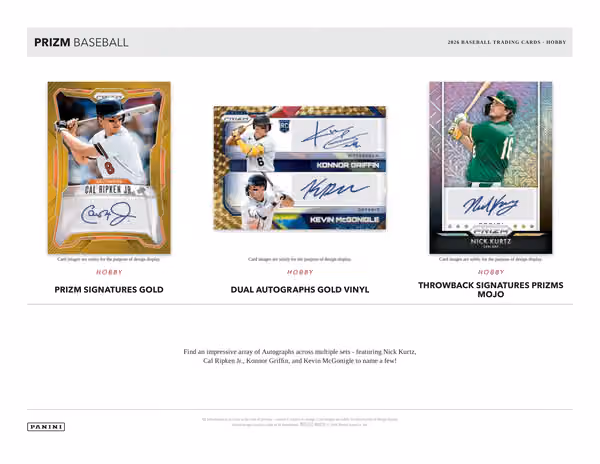 2026 Panini Prizm Baseball Hobby Box view 3