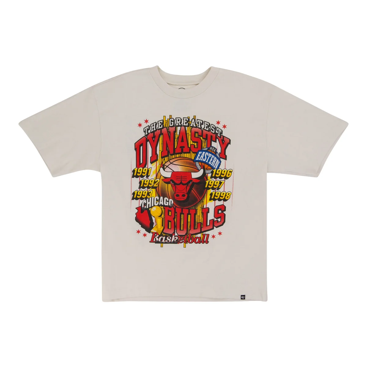 Chicago Bulls NBA Champ '47 Collection T-Shirt front view