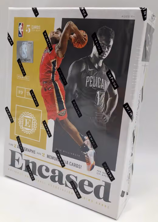 2019/20 Panini Encased Basketball Hobby Box NBA view 1