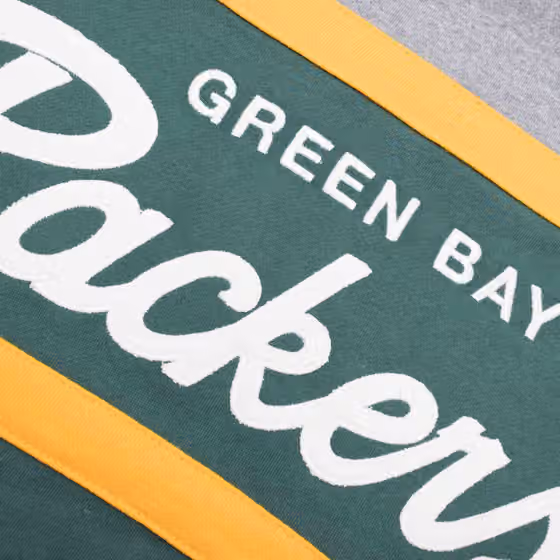 Green Bay Packers Head Coach Mitchell & Ness NFL Throwback Football Hoodie view 3