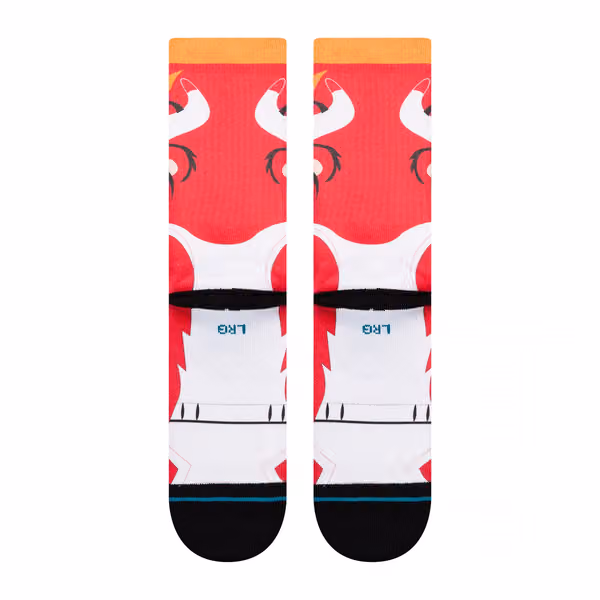 Chicago Bulls Mascot Stance NBA Crew Socken view 3