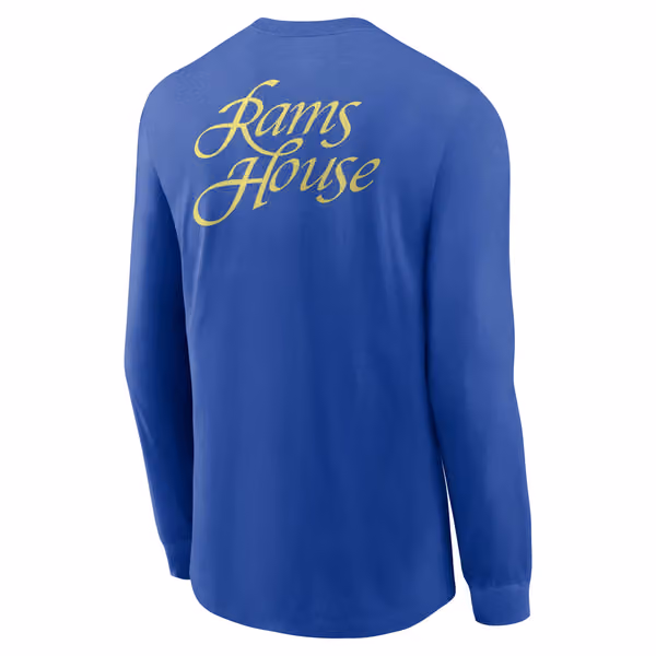 Los Angeles Rams 2025 Rivalries Essential NFL Long Sleeve T-Shirt Blue view 3
