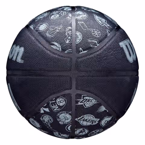 Wilson NBA All Team Basketball Black Matte (Size 7) view 2