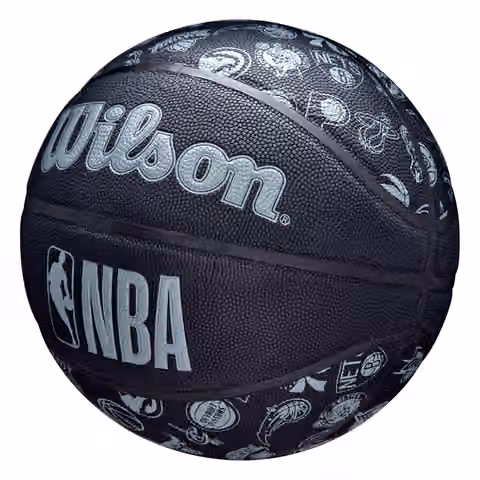 Wilson NBA All Team Basketball Black Matte (Size 7) view 5