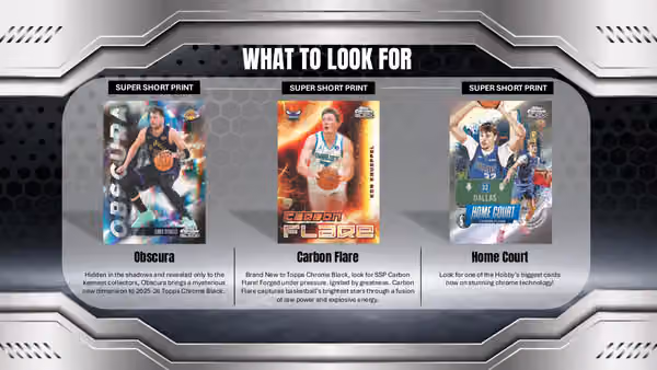 (LIVE BREAK) 2025/26 Topps Chrome Black Basketball NBA Hobby Box view 3