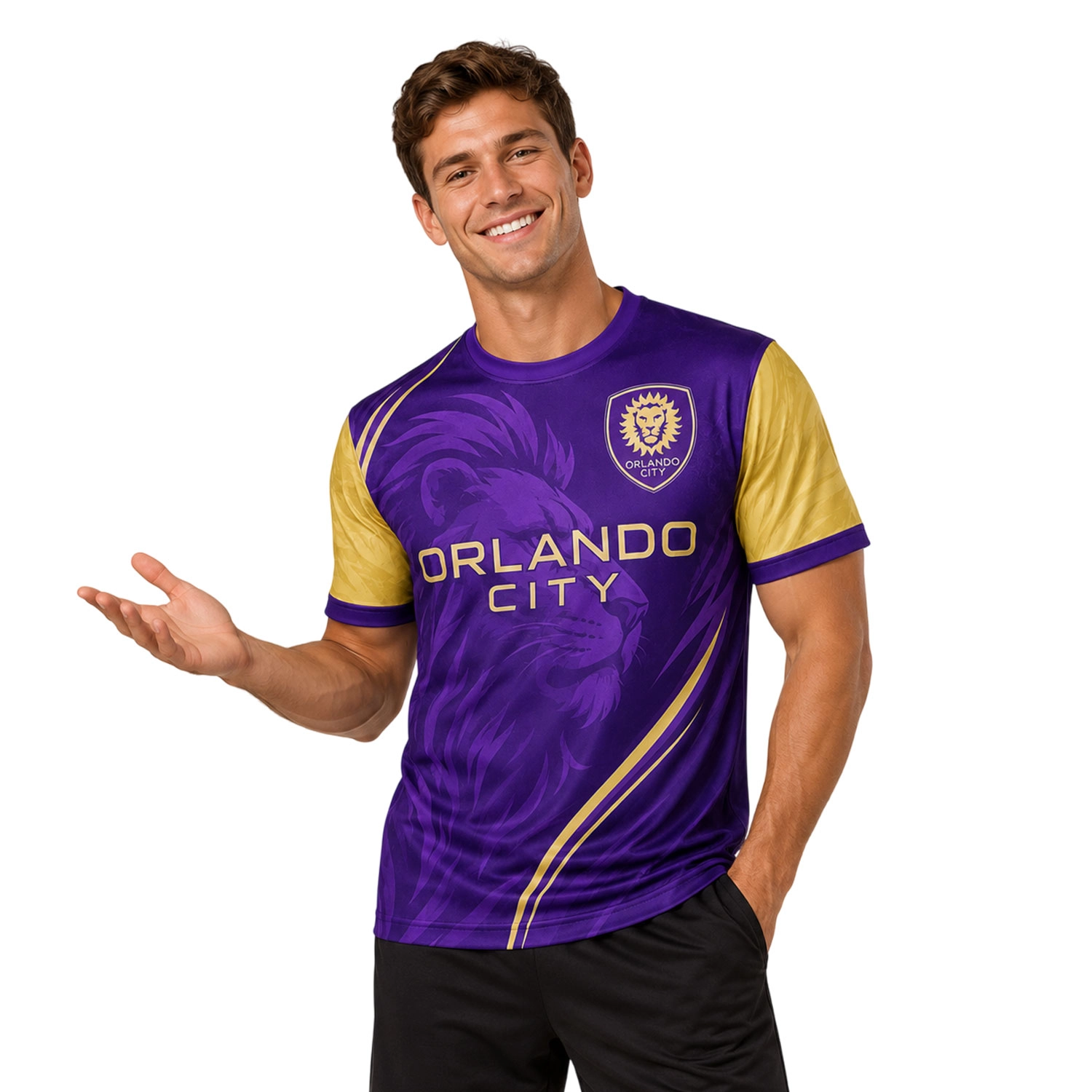 Orlando City MLS Jersey Custom – Dynamic Purple Gold