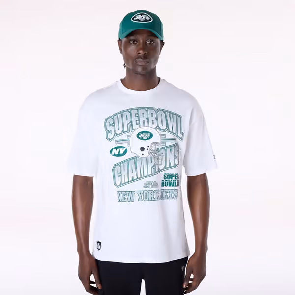 New York Jets Super Bowl III Champs Oversized NFL T-Shirt Black view 1