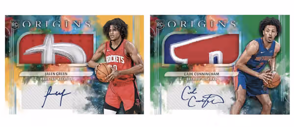 2021/22 Panini Origins Basketball Hobby Box NBA view 2