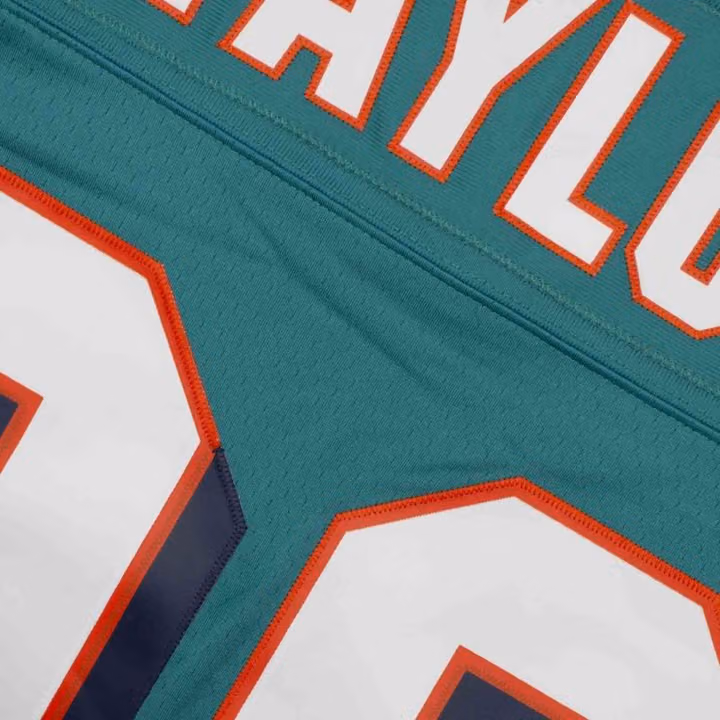 Jason Taylor #99 Miami Dolphins 2006 Legacy Throwback NFL Jersey Aqua view 4