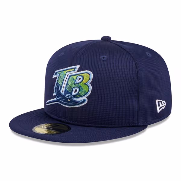 Tampa Bay Rays 2025 MLB Batting Practice New Era 59FIFTY Fitted Cap product photo