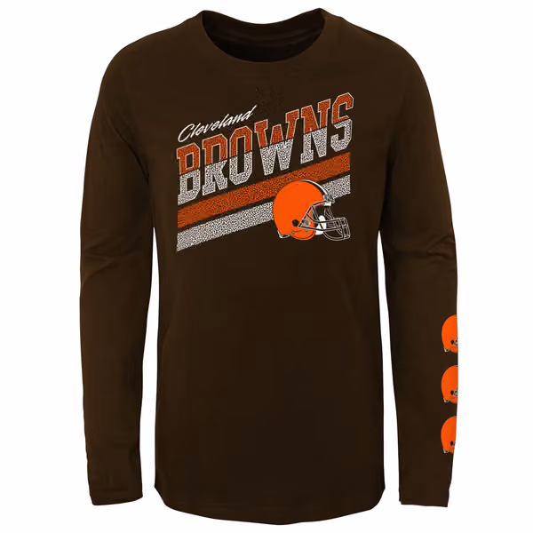 Cleveland Browns NFL Football 3-in-1 Combo Shirt Set (YOUTH) view 3