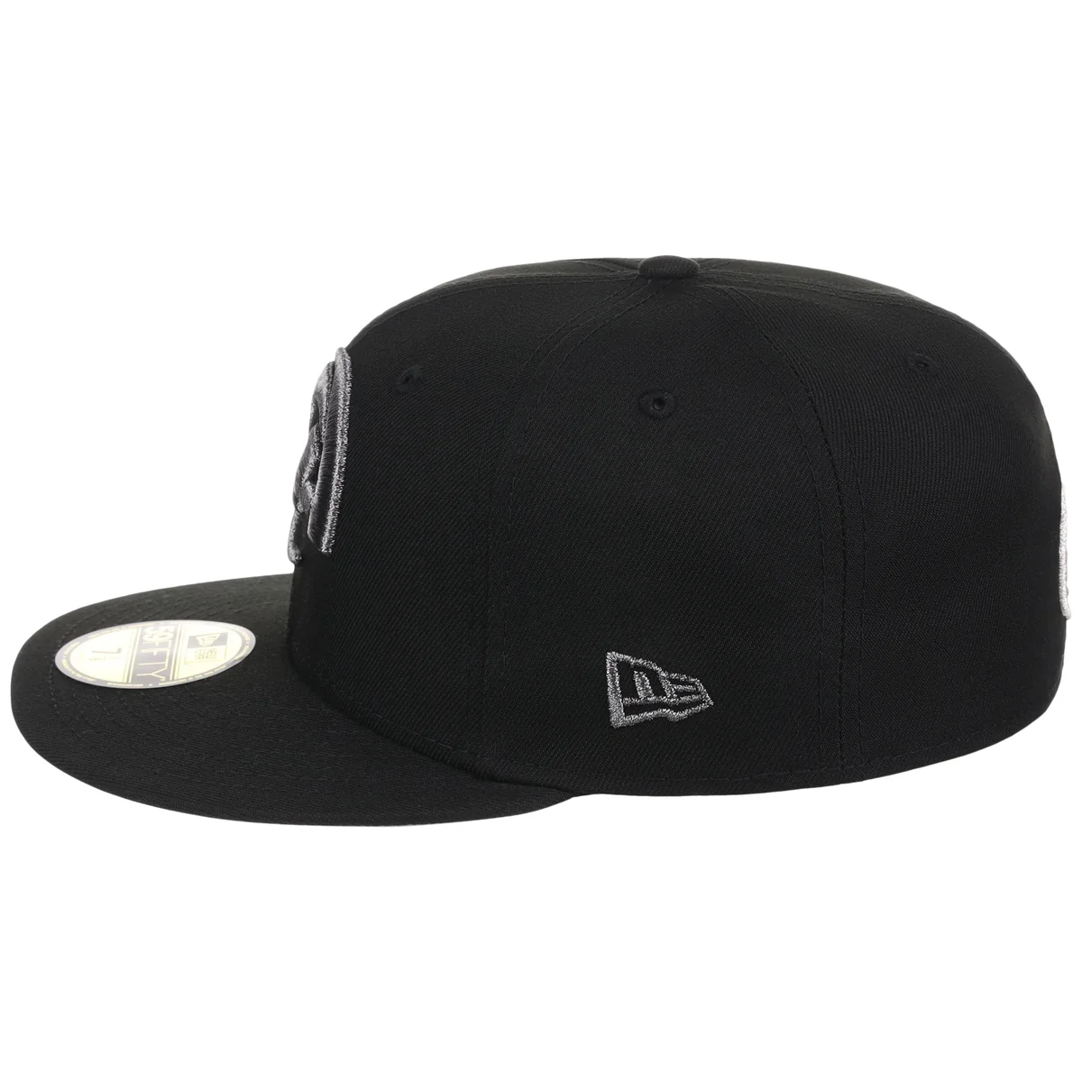 Los Angeles Rams NFL Liquid Titanium New Era 59FIFTY detail view