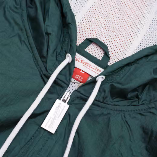 Minnesota Wild Undeniable Mitchell & Ness NHL Windbreaker Jacket view 4