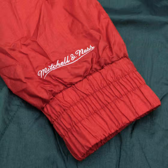 Minnesota Wild Undeniable Mitchell & Ness NHL Windbreaker Jacket view 5