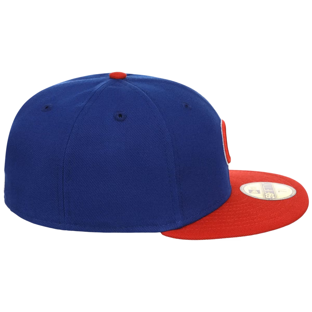 Chicago Cubs MLB Cooperstown Authentic Collection New Era 59FIFTY (Royal/Red) detail view
