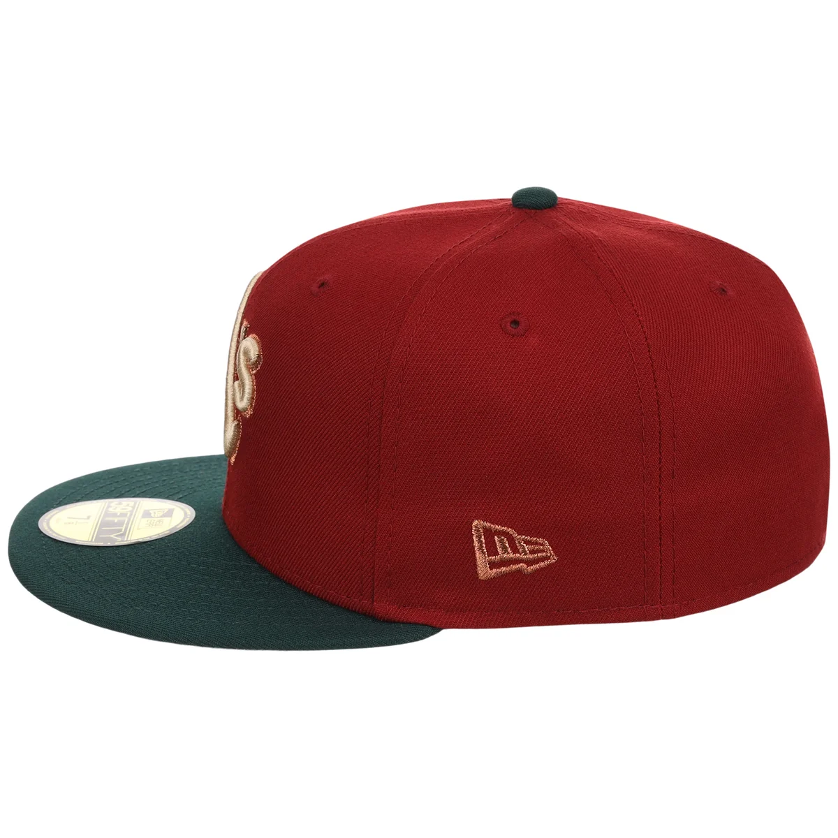 Oakland Athletics MLB Terra Verde New Era 59FIFTY detail view