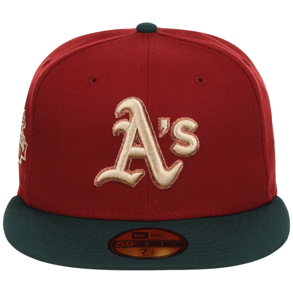 Oakland Athletics MLB Terra Verde New Era 59FIFTY detail view
