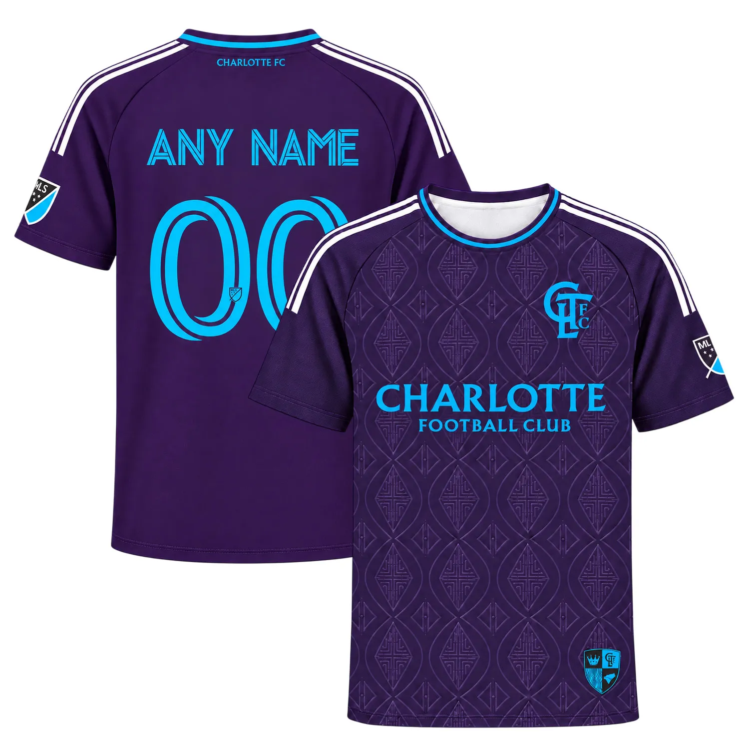 Charlotte FC Jersey Purple Custom Player Vibrant Fan Apparel