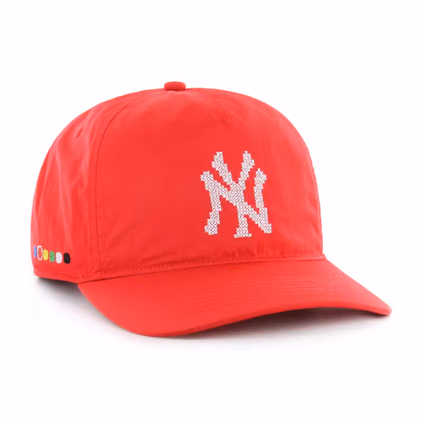 New York Yankees Eight Bit Hero Hitch '47 Adjustable MLB Cap Red product photo