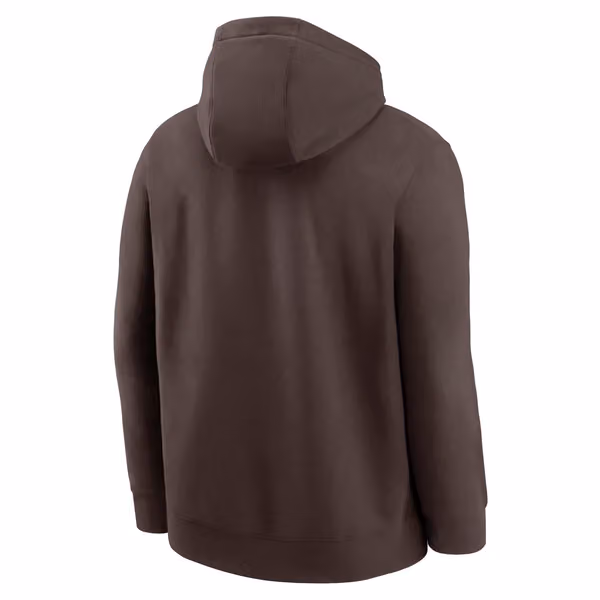 San Diego Padres 1969 Cooperstown Club MLB Hoodie Brown view 2