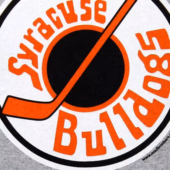 Slapshot Syracuse Bulldogs Tim "Dr. Hook" McCracken #9 Hockey T-Shirt view 3