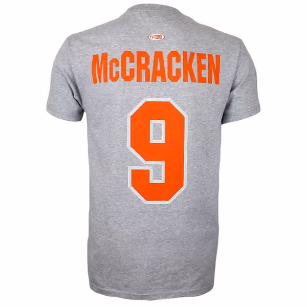 Slapshot Syracuse Bulldogs Tim "Dr. Hook" McCracken #9 Hockey T-Shirt view 2