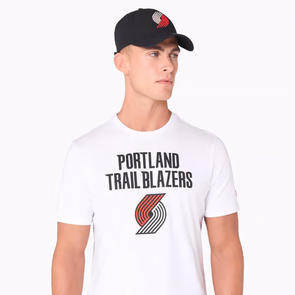 Portland Trail Blazers Team Logo New Era NBA T-Shirt view 3