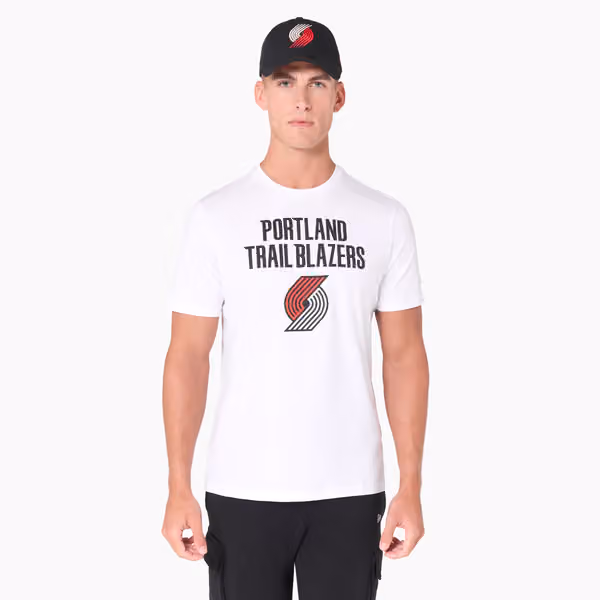 Portland Trail Blazers Team Logo New Era NBA T-Shirt view 1