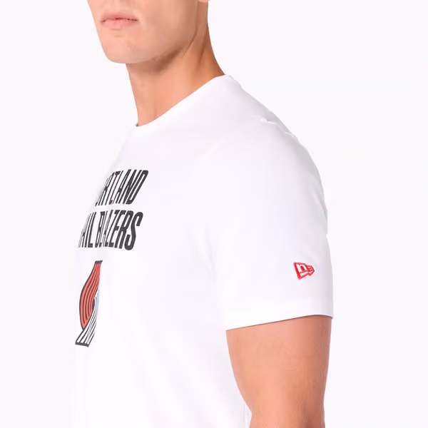Portland Trail Blazers Team Logo New Era NBA T-Shirt view 4