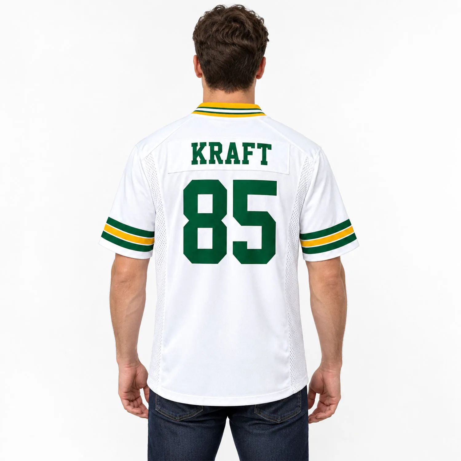 Packers Men's Tucker Kraft Jersey Custom Dynamic Style