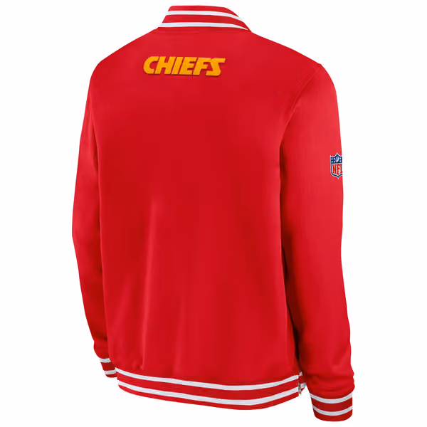 Kansas City Chiefs NFL Sideline Nike Coach Bomber Jacket view 3