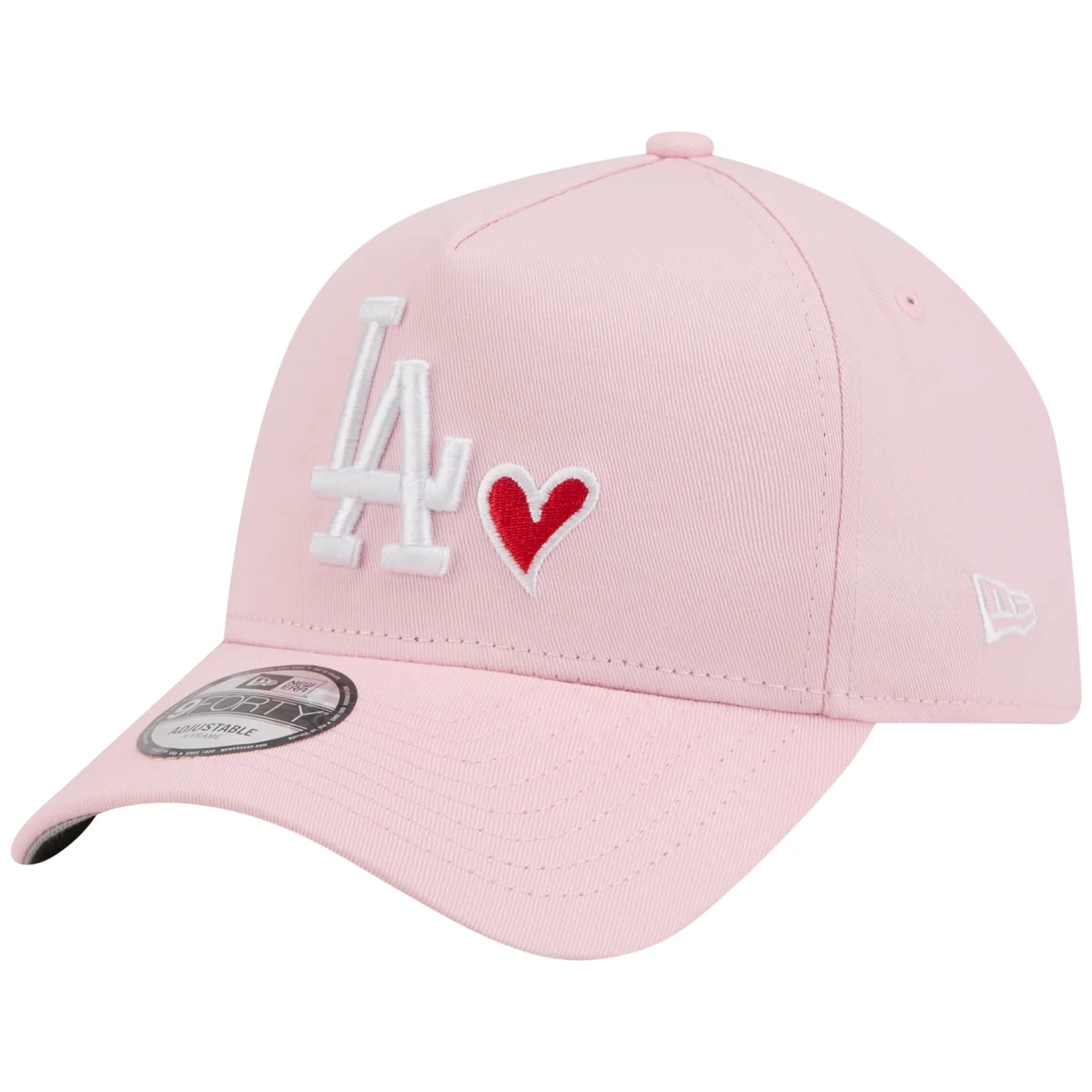 Los Angeles Dodgers Los Angeles Crown the City - LA Love - Pink/Pink New Era 9FORTY detail view
