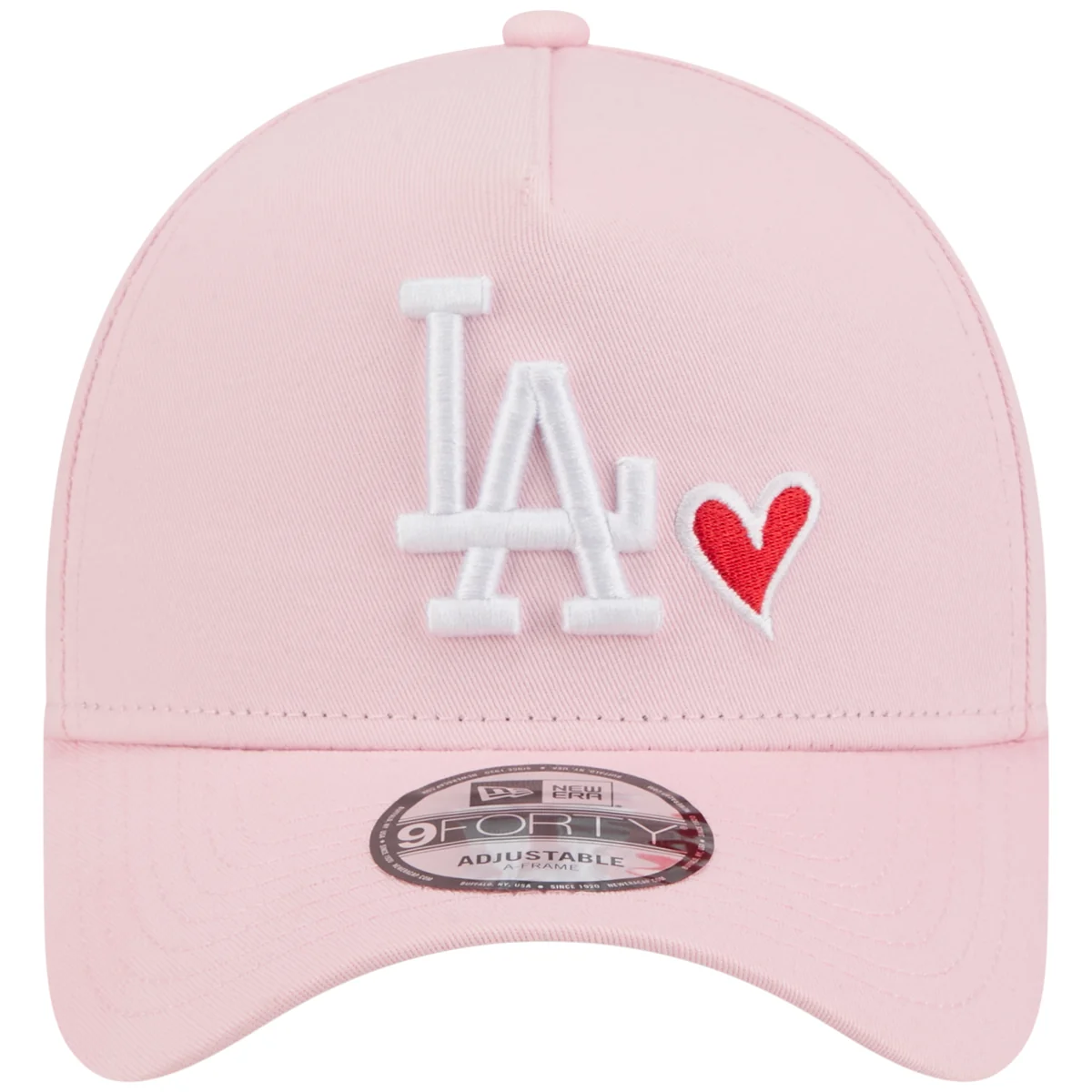 Los Angeles Dodgers Los Angeles Crown the City - LA Love - Pink/Pink New Era 9FORTY detail view