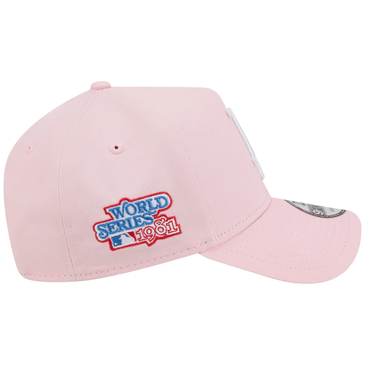 Los Angeles Dodgers Los Angeles Crown the City - LA Love - Pink/Pink New Era 9FORTY detail view