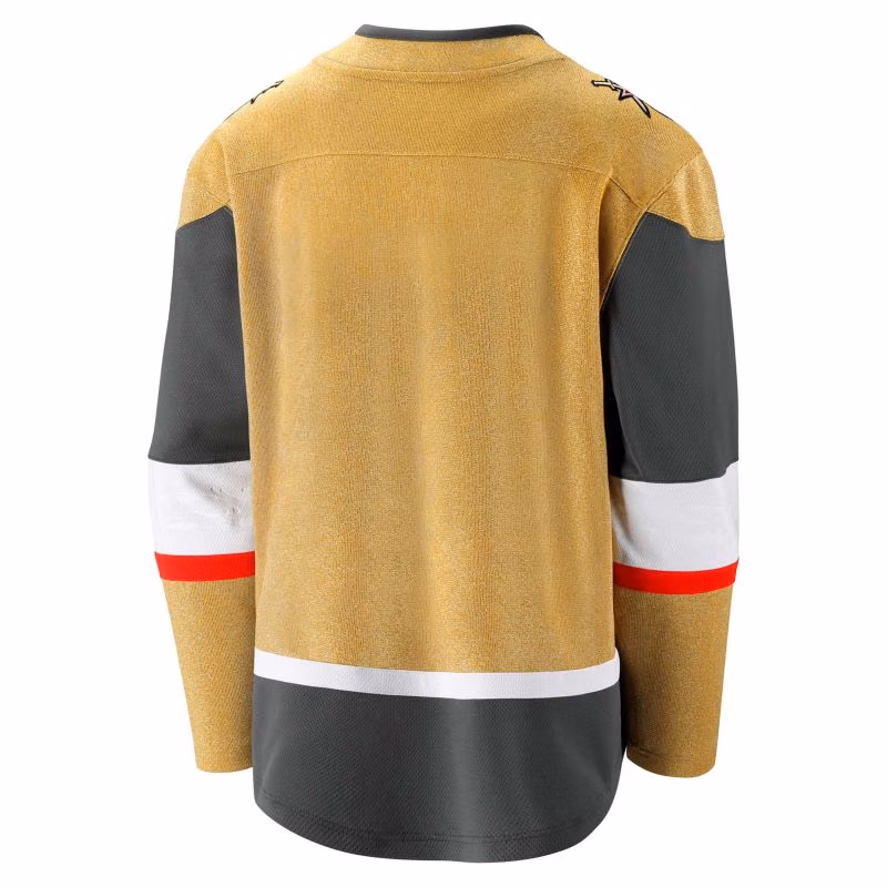 Vegas Golden Knights Breakaway NHL Jersey Home Gold view 2