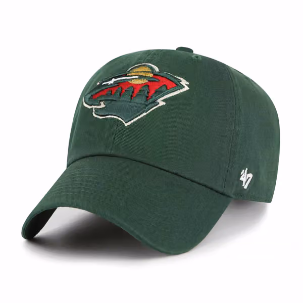 Minnesota Wild '47 Clean Up Adjustable NHL Cap Green product photo
