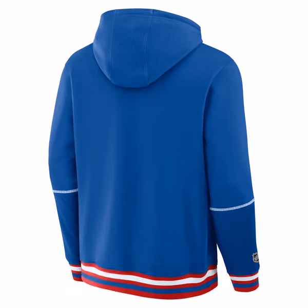 New York Rangers Foundation NHL Hoodie Blue view 3