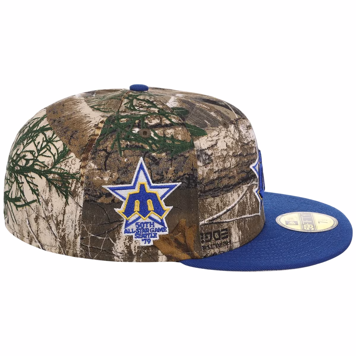 Seattle Mariners MLB Realtree OTC New Era 59FIFTY detail view