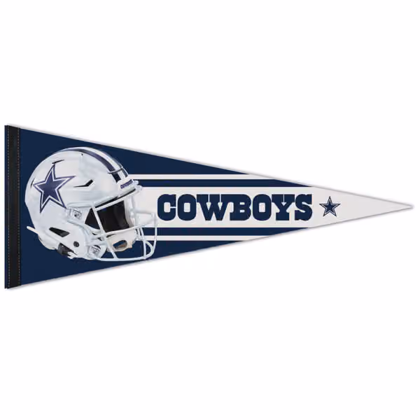 Dallas Cowboys Alternate Helmet Premium NFL Pennant view 1