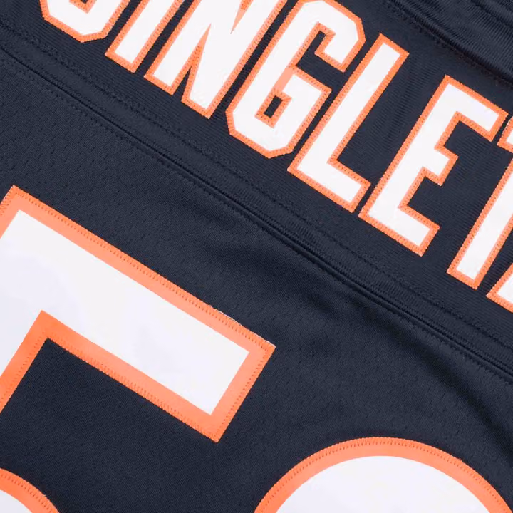 Mike Singletary #50 Chicago Bears 1985 Legacy Throwback NFL Jersey Navy view 5