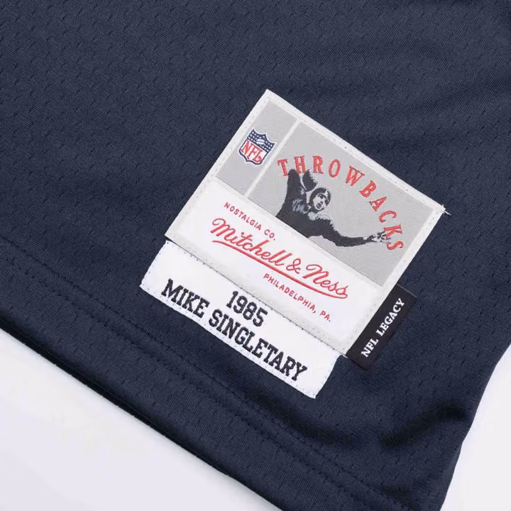 Mike Singletary #50 Chicago Bears 1985 Legacy Throwback NFL Jersey Navy view 3
