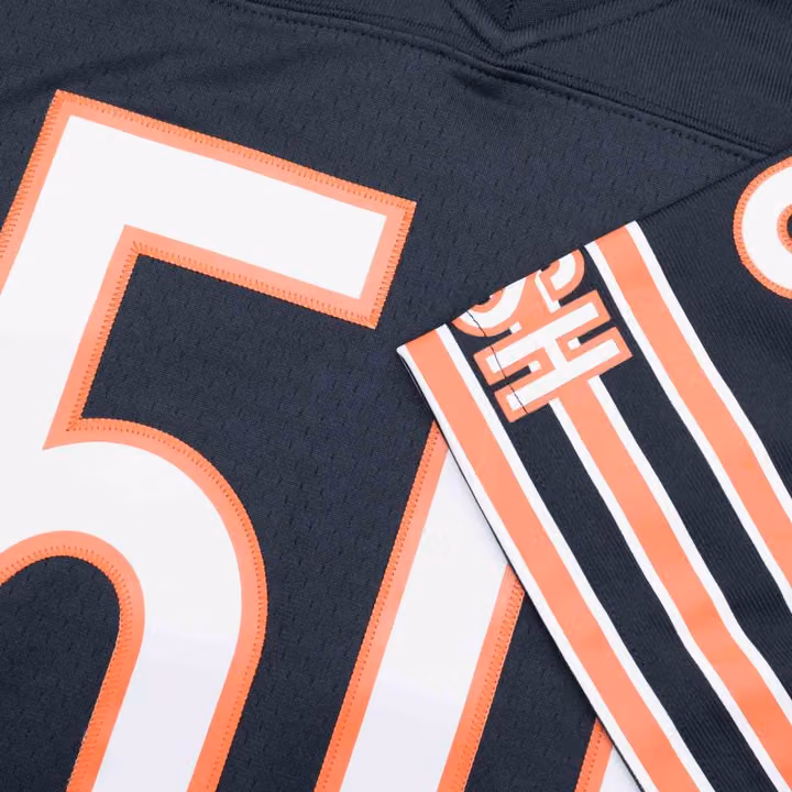 Mike Singletary #50 Chicago Bears 1985 Legacy Throwback NFL Jersey Navy view 4